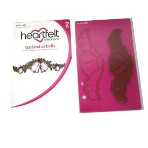 Heartfelt Creations Garland of Bells Christmas Holiday Stamp and Die Combo